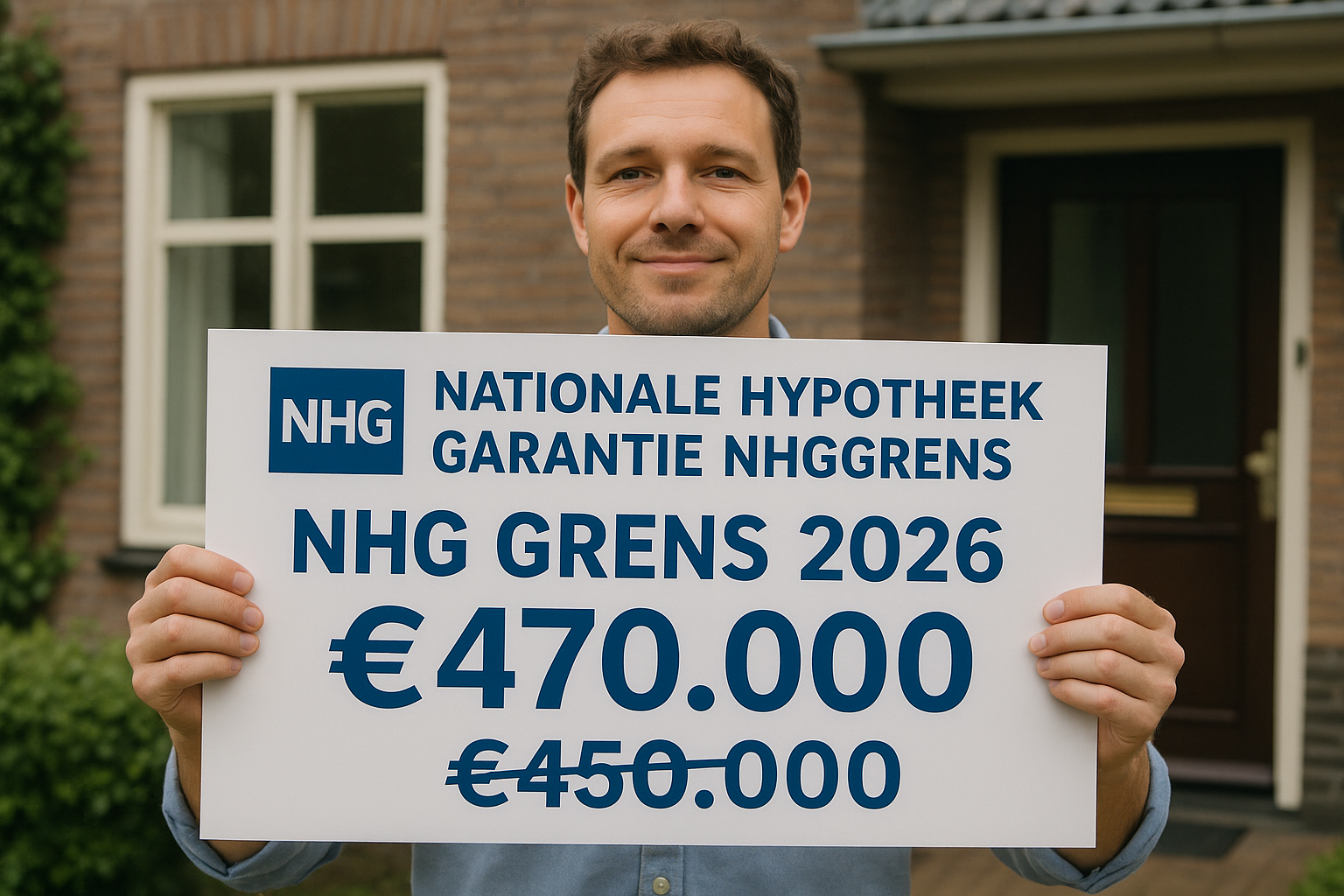 NHG grens 2026 stijgt naar €470.000.